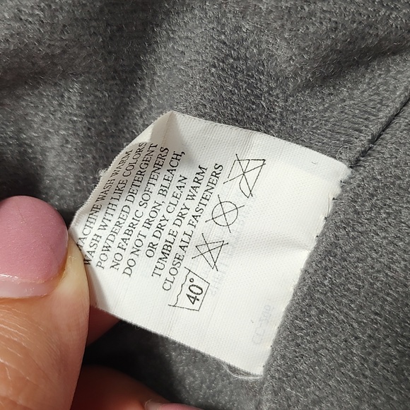 Light Blue Rain Jacket Marmot Long Sleeve  Gray Fleece Inside Size Large - Picture 8 of 10